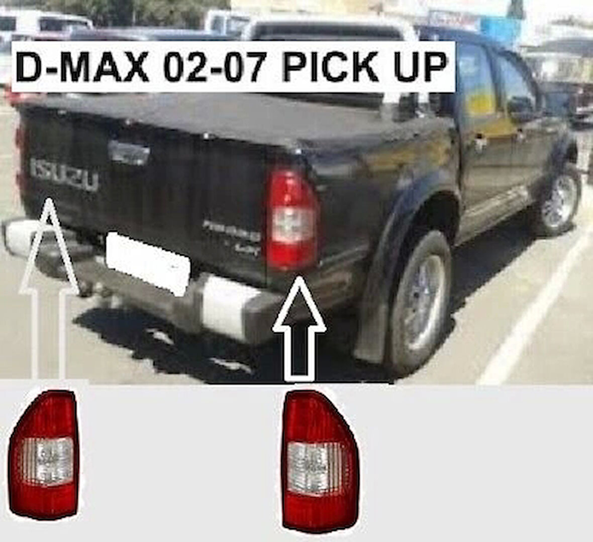 Stop Lambası İsuzu D-Max 2002-2007 Sol (Oem No:8972347501)