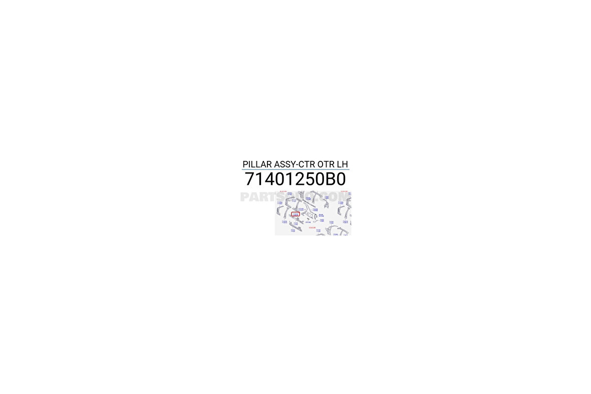 Direk Sacı Dış Accent 2000-2006 Orta Sol (Oem No:71401250B1)