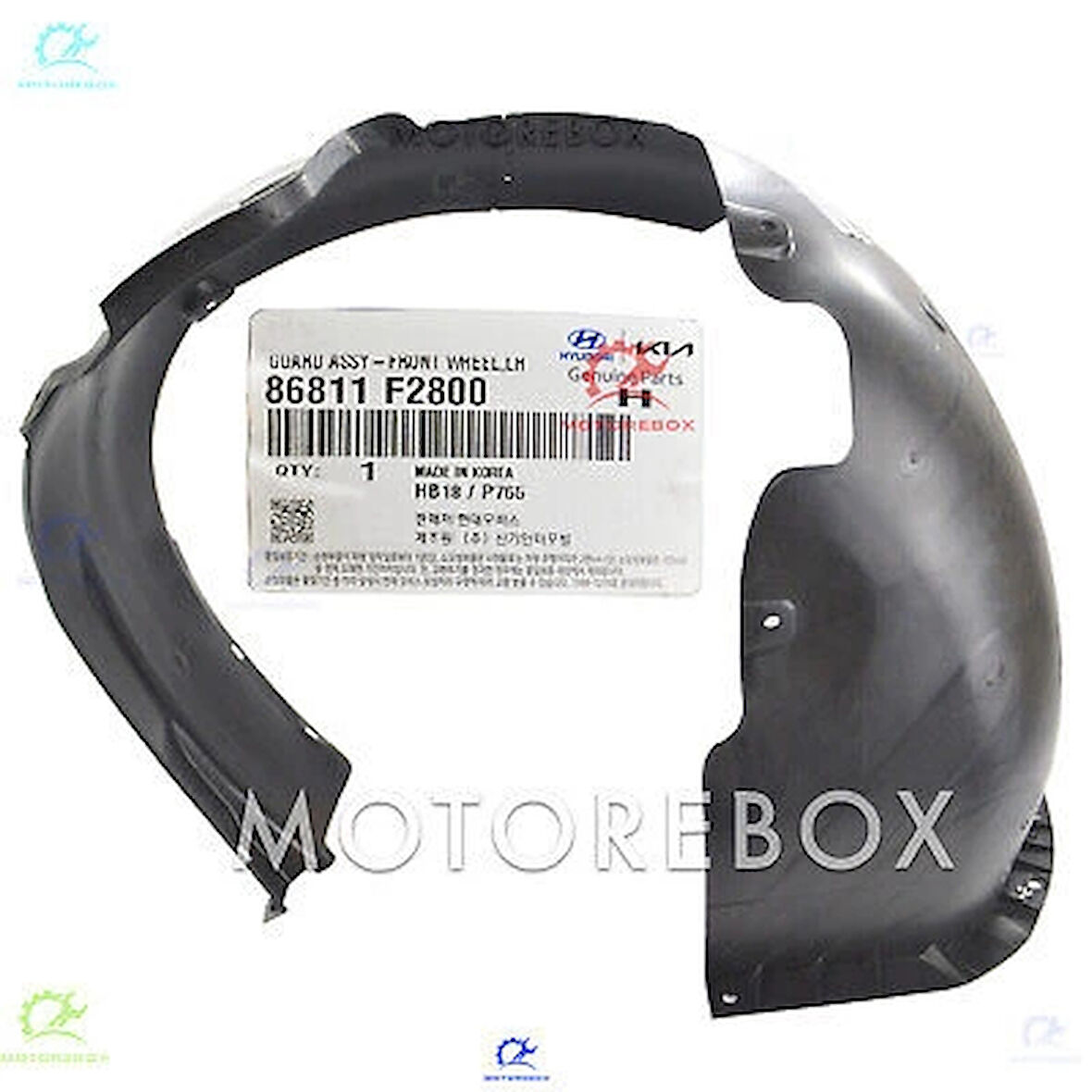 Çamurluk Davlumbazı Elantra Ön 2019-2020 Sol (Oem No:86811F2800)