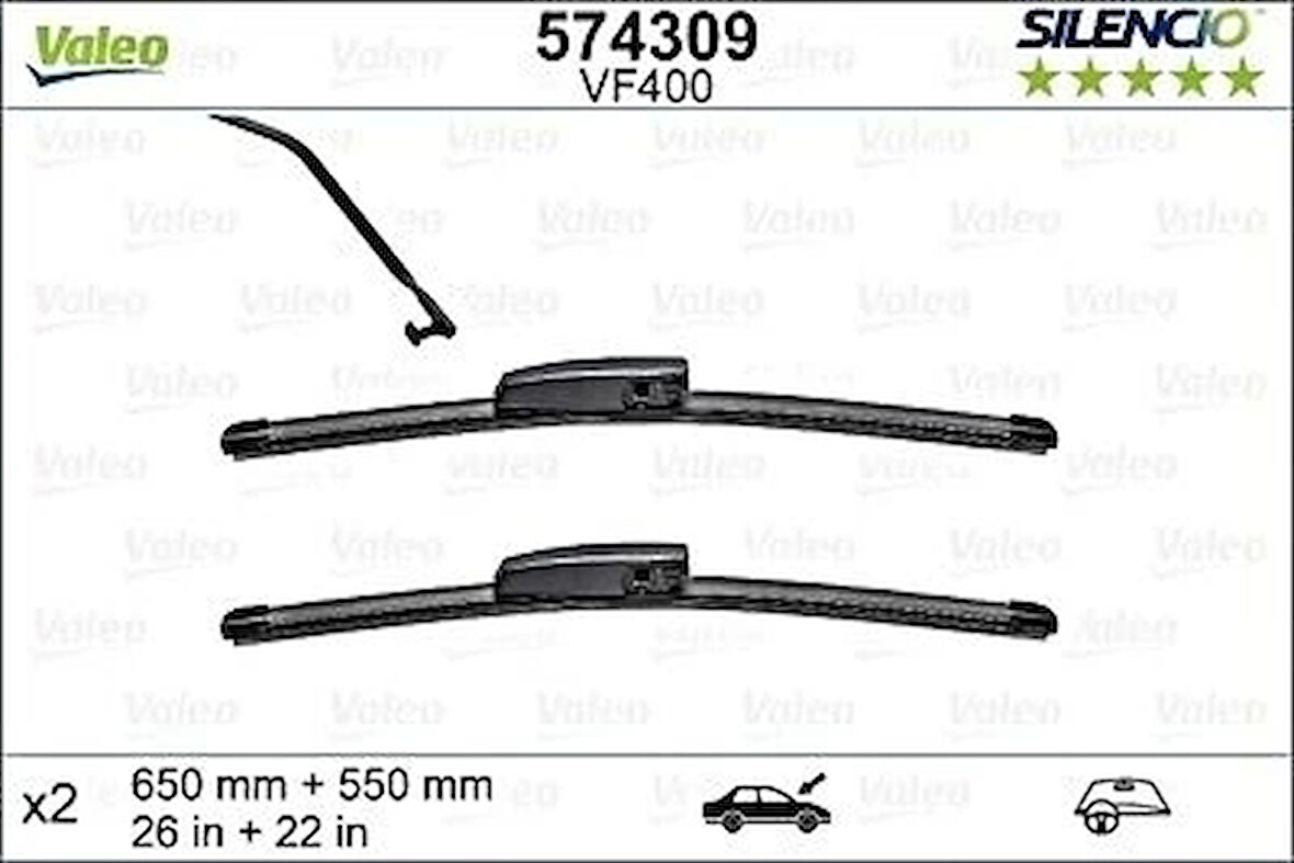 Renault Scenic Iı 2003- Silecek Süpürgesı Tk (  Muz Tıp ) (Oem No:7711230011)