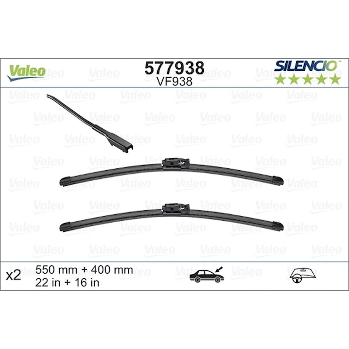 Renault Dokker-Lodgy 2013- Silecek Süpürge Ön Takım  (Oem No:288908716R)