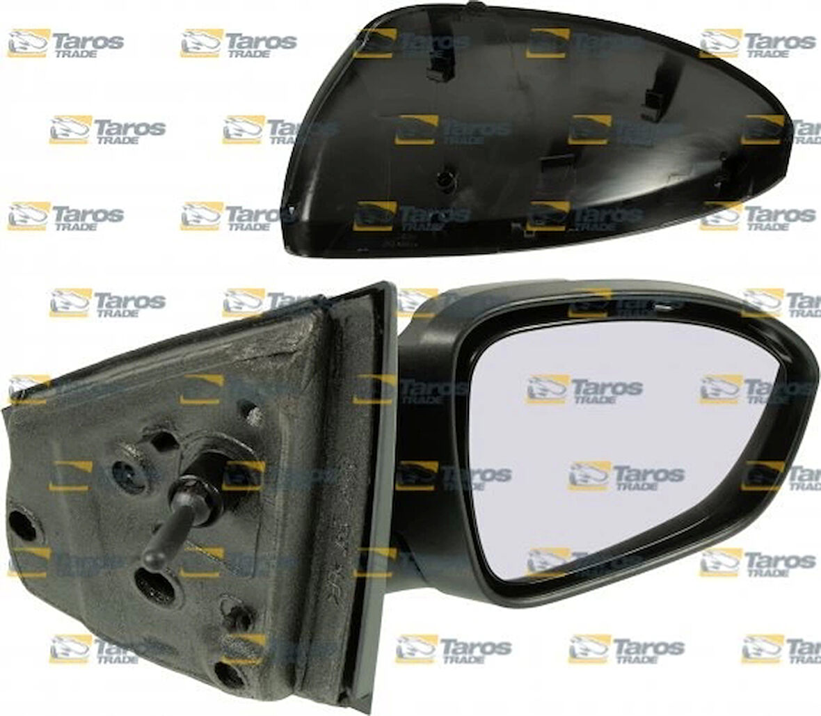 Renault Logan Iıı / Sandero Stepway Iıı 2021- Dış Dikiz Aynası Sağ Kablo Tıpı, Astarlı Kapak, Dısbükey Cam Sağ   (Oem No:963015986R)