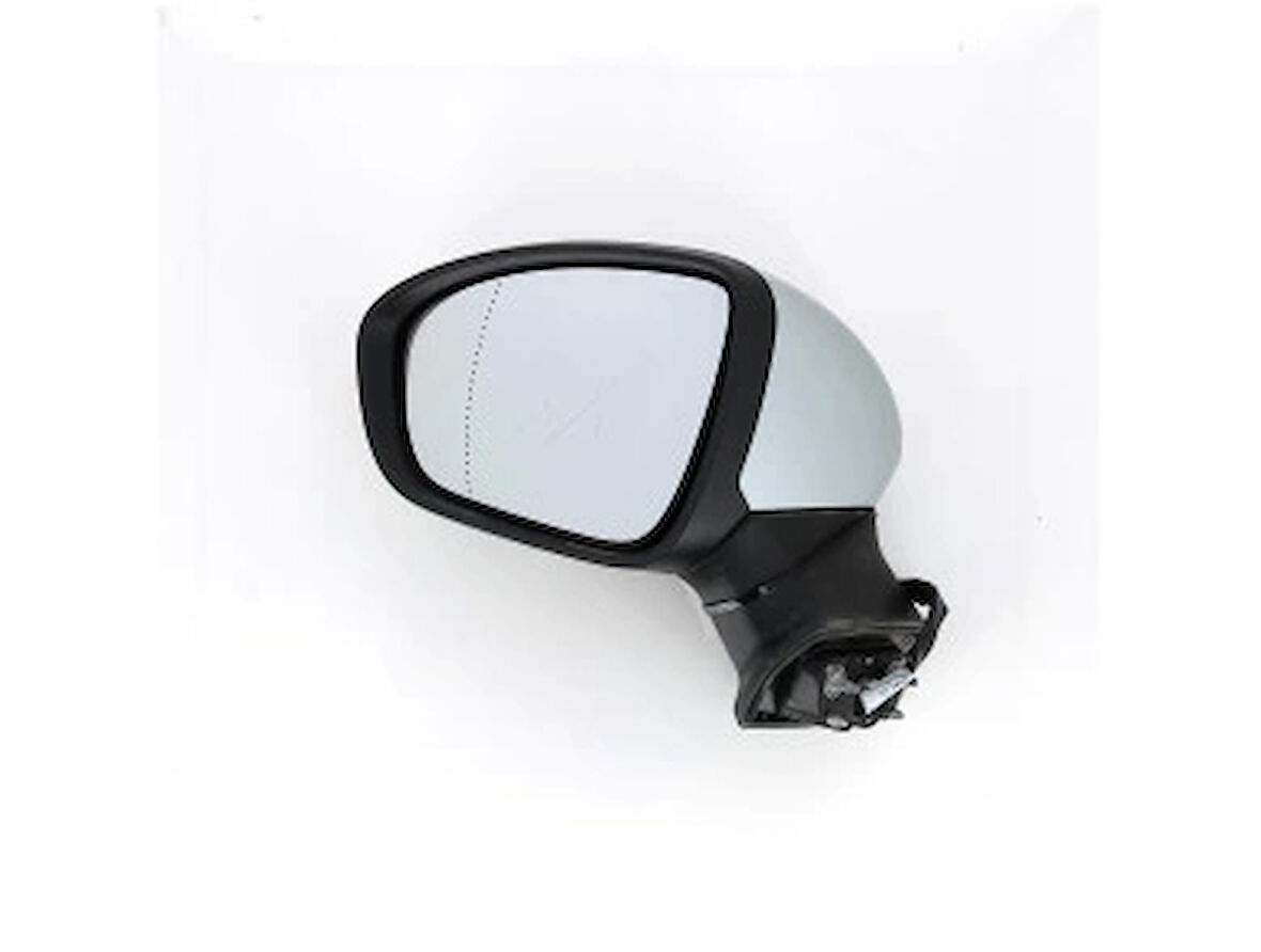 Renault Captur 2019- Dış Dikiz Aynası Sol Elektrikli Isıtmalı, Led Yanıp Söner, Astarlı Kapak, Asferık Cam 12H7P Sol  (Oem No:963027811R)