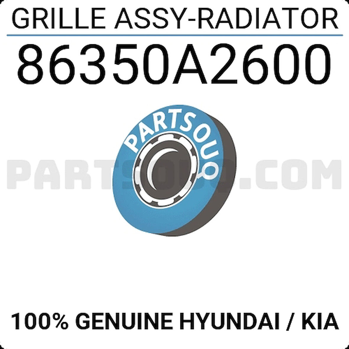 Kia Ceed- 2016-2018  Ön Panjur Siyah (Nikelaj Çerçeveli)(Tyg) (Oem No:86350A2600)