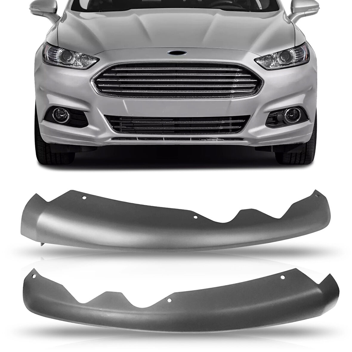 Ford Mondeo- 2015-2018  Karlık Sağ (Ön Tampon Altı)(Spoıler)Siyah (Tyg) (Oem No:Ds7Z17626Aa)