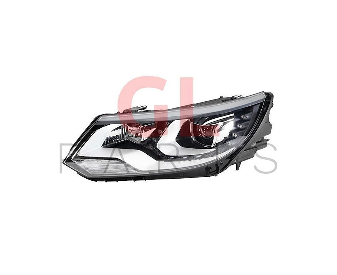 Vw Tiguan 2011-2017 Far Sol Led`Lı (Oem No:5N1941033B)