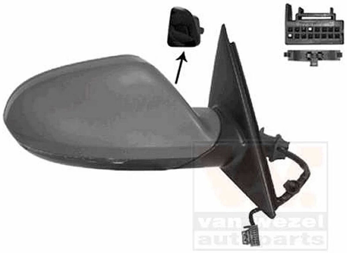 A6 Elektrikli Katlanır Ayna 2013-2016 Astarlı Sinyalli Kör Noktalı Hafızalı Blıs Sağ Oem No:4G1857410Ae01C