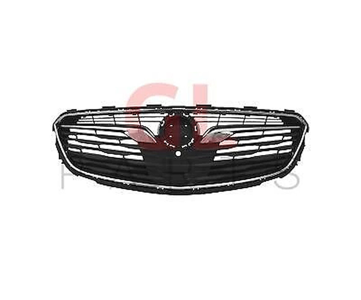 opel crossland x- 2017-2020  ön panjur sıyah/nıkelaj çıtasız (tw) Oem No (39097382)