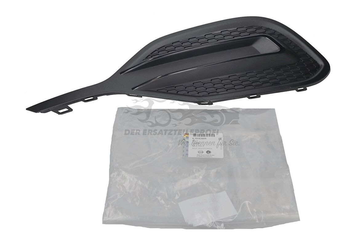 opel astra- k- hb- 2020-2021  sis lamba kapağı sol sis delıklı/nıkelaj çıtalı (tw) Oem No (39163602)