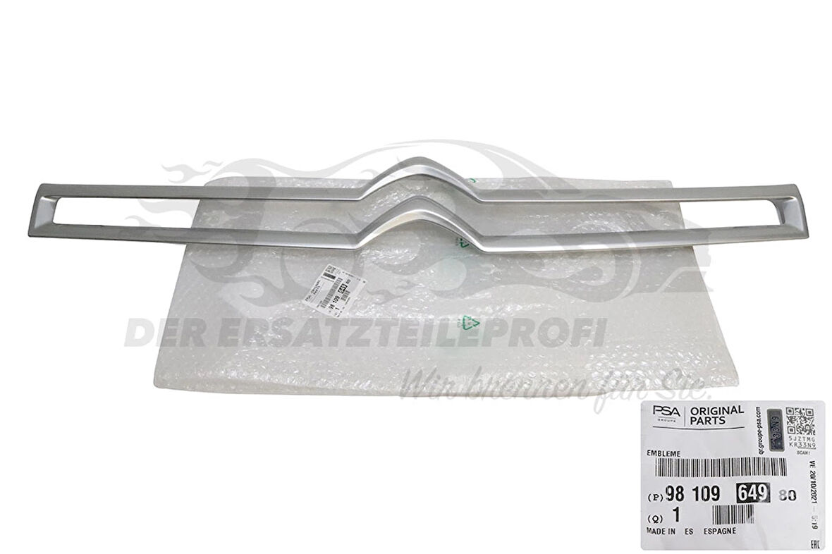 peugeot partner- tepee- 2015-2018  ön panjur çerçevesı nikelajlı (tw) Oem No (9810964880)