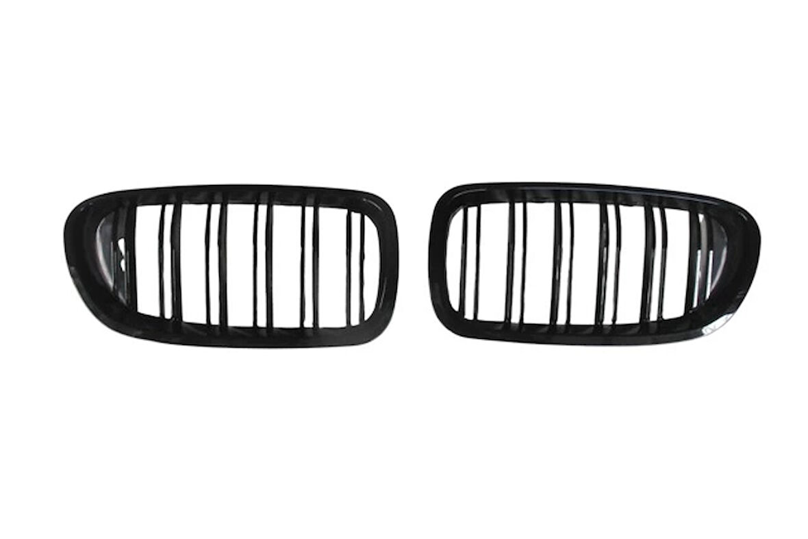 bmw 5 serı- 5 serisi- 2010-2016  ön panjur sağ/sol set (2 parça) (çıft çıtalı) (pıano sıyah) Oem No (A0103198)