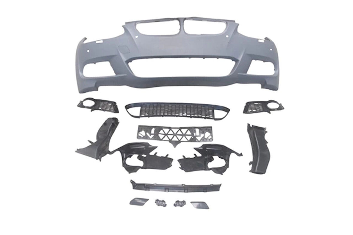 bmw 3 serı- e92-e93- 2010-2012  ön tampon (sıs delıklı kapak/ızgaralı/far.yık.lı/sen.delıklı)m-tech/lcı) Oem No (A51118035781S1)
