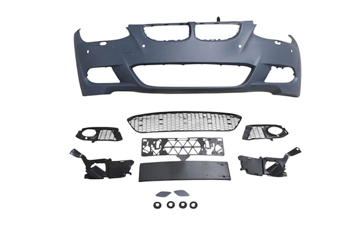 bmw 3 serı- e92-e93- 2007-2009  ön tampon (sıs delıklı kapak/ızgaralı/far.yık.lı.sen.delıklı) (m-tech) Oem No (A51118044662S1)