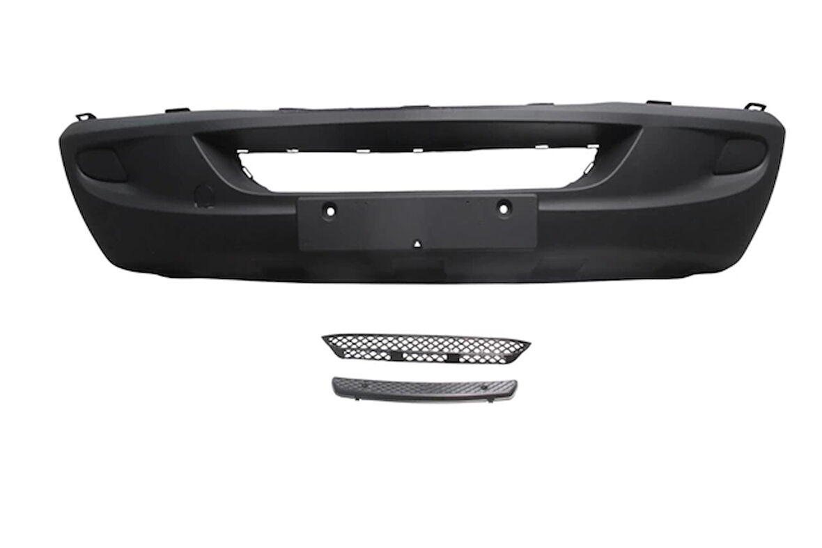 mercedes sprinter- 2007-2013  ön tampon sıyah (çek demir kapaklı/sıs dlıksız/ızgaralı/basamak plastiklı) Oem No (A9068800170S1)
