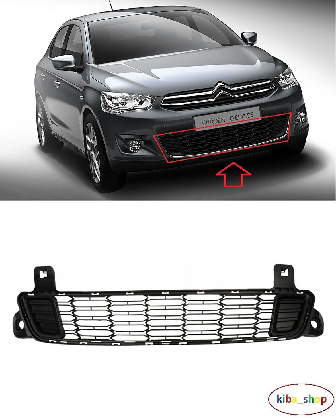 Citroën C-Elysee 2013- Ön Tampon Panjuru Oem No (9676958280)