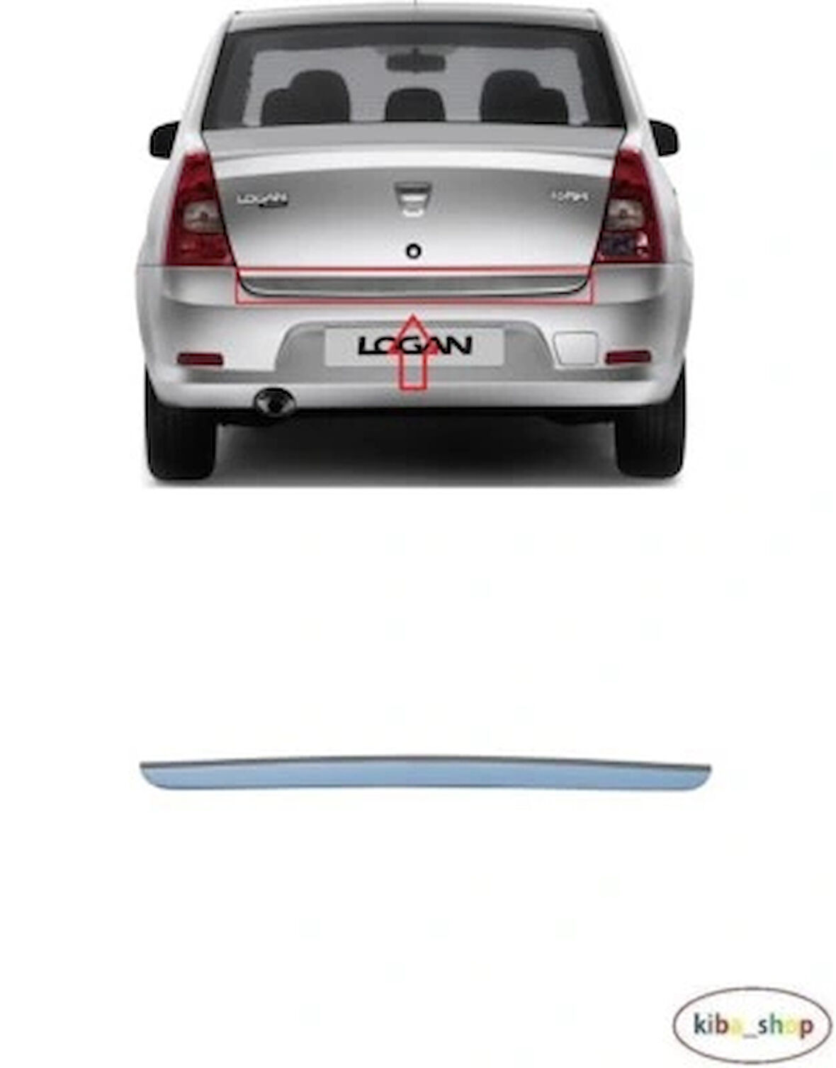 Dacia Logan 2008 Bagaj Kapak Nikelajı Oem No (8200752789)