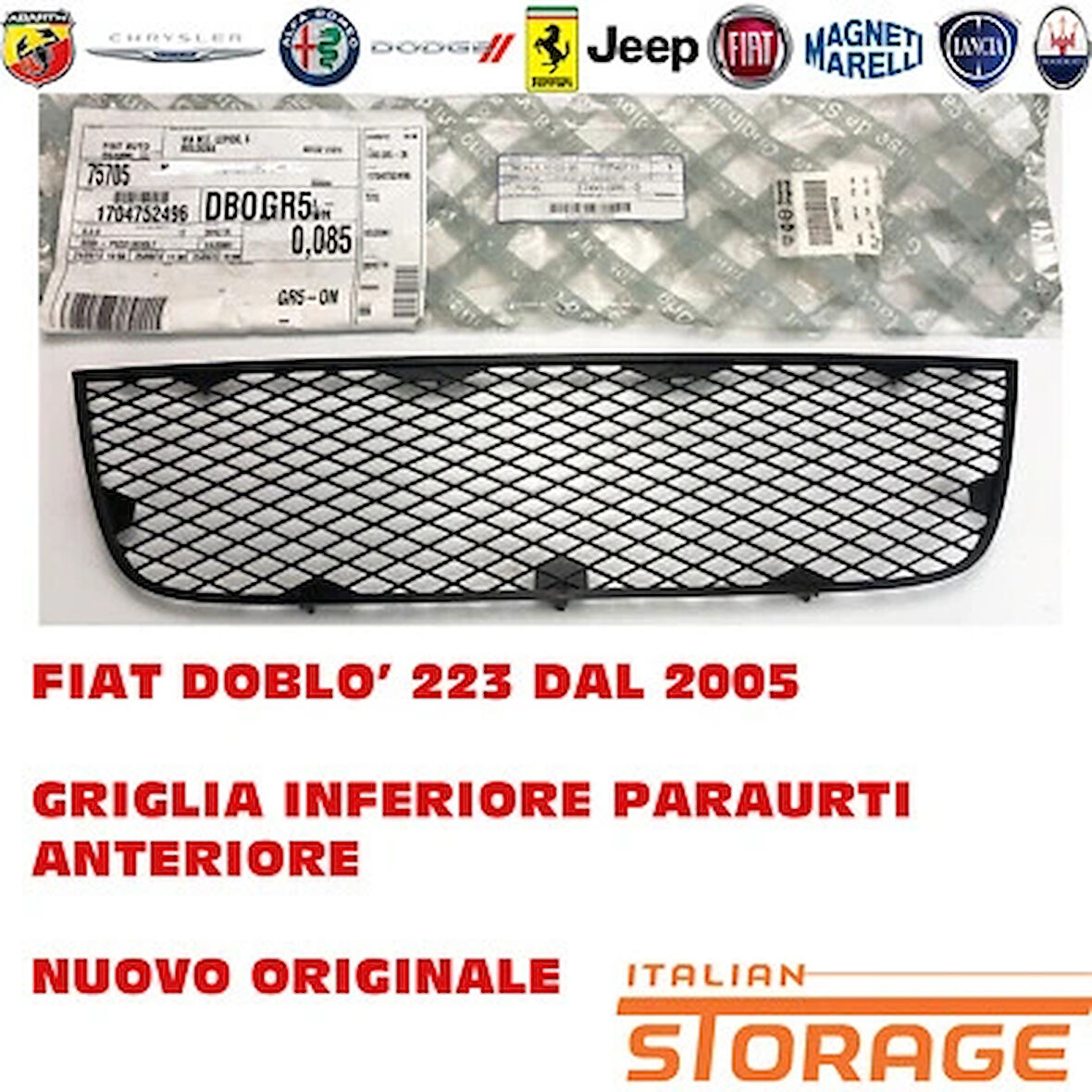 Fiat Doblo 2006- Orta Izgara Oem No (71740733)