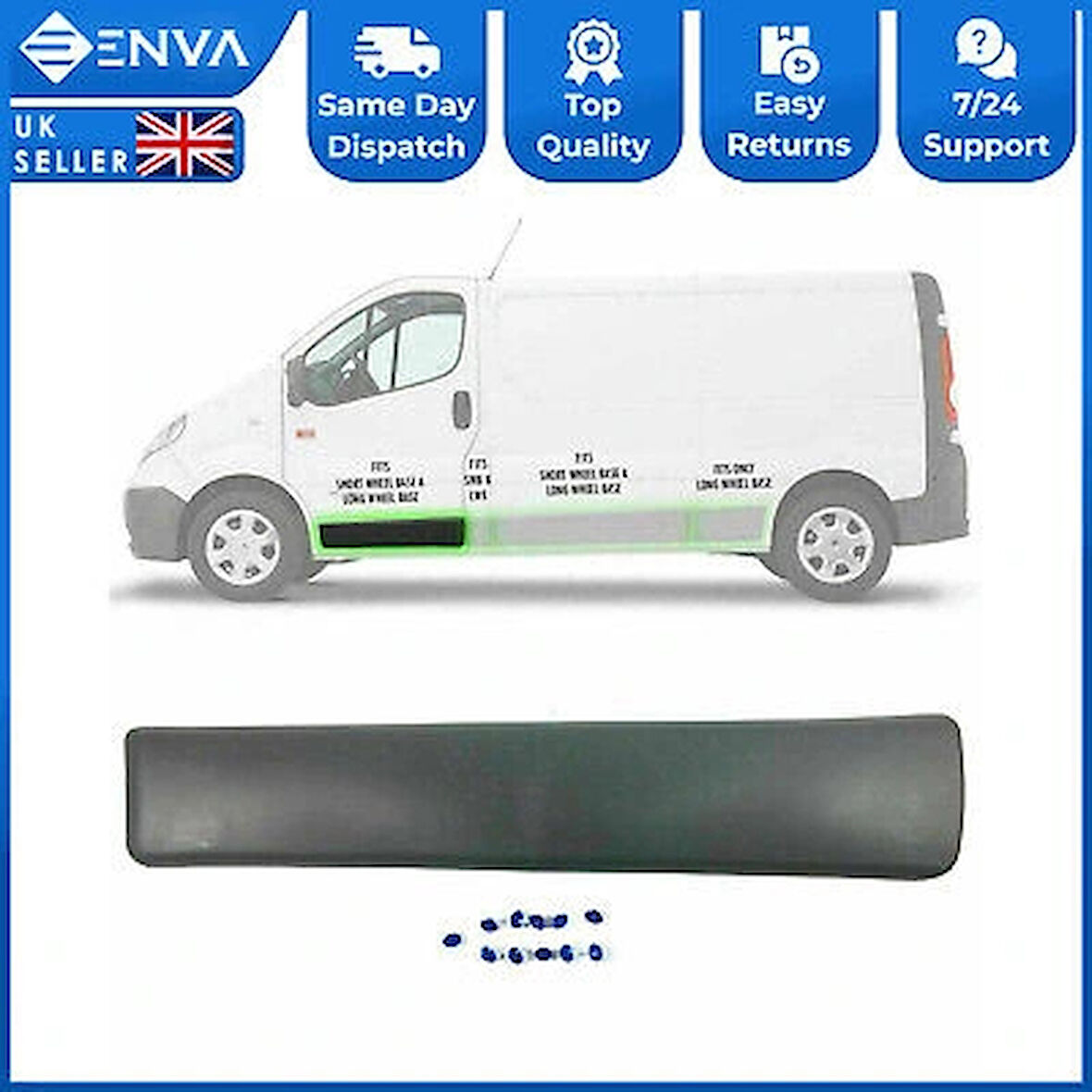 Traffıc 2001- Kapı Bandı Ön Sol Oem No (8200036088)