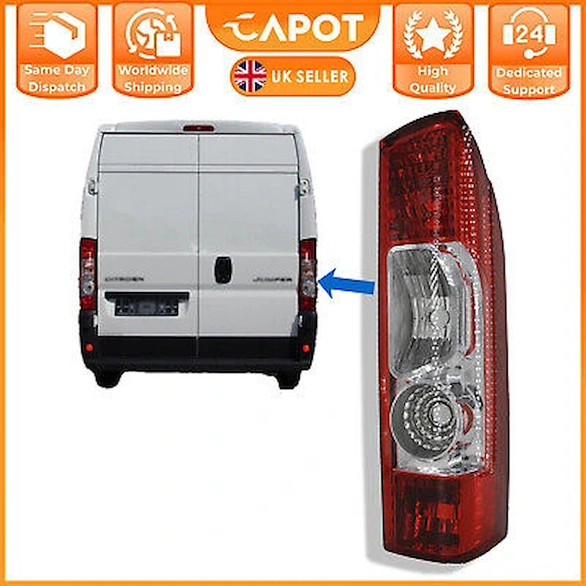 Ducato - Boxer - Jumper Stop Lambası Sağ 2006- Oem No (1366455080)