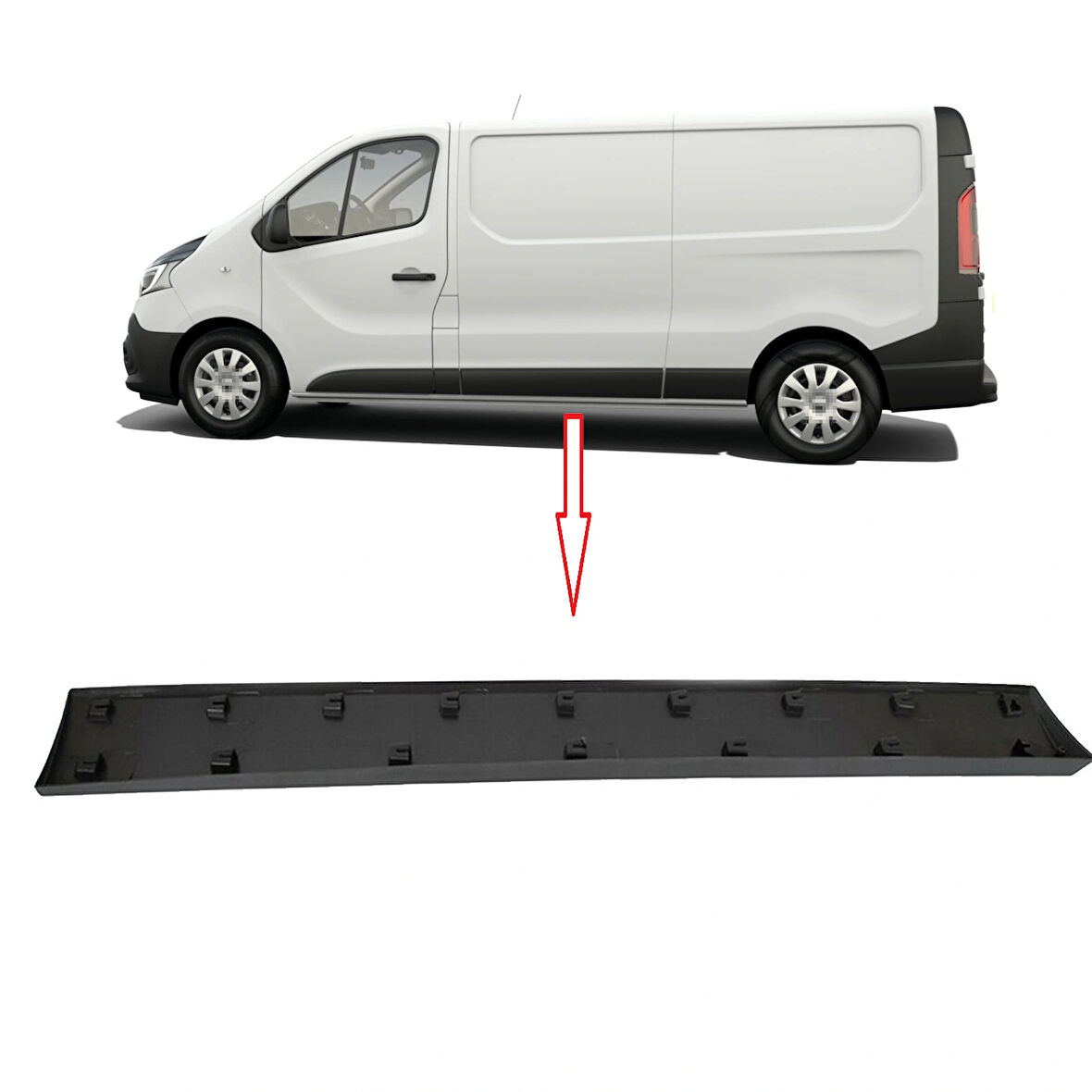 Traffıc 2014- Arka Kapı Bandı Sol Oem No (768556674)