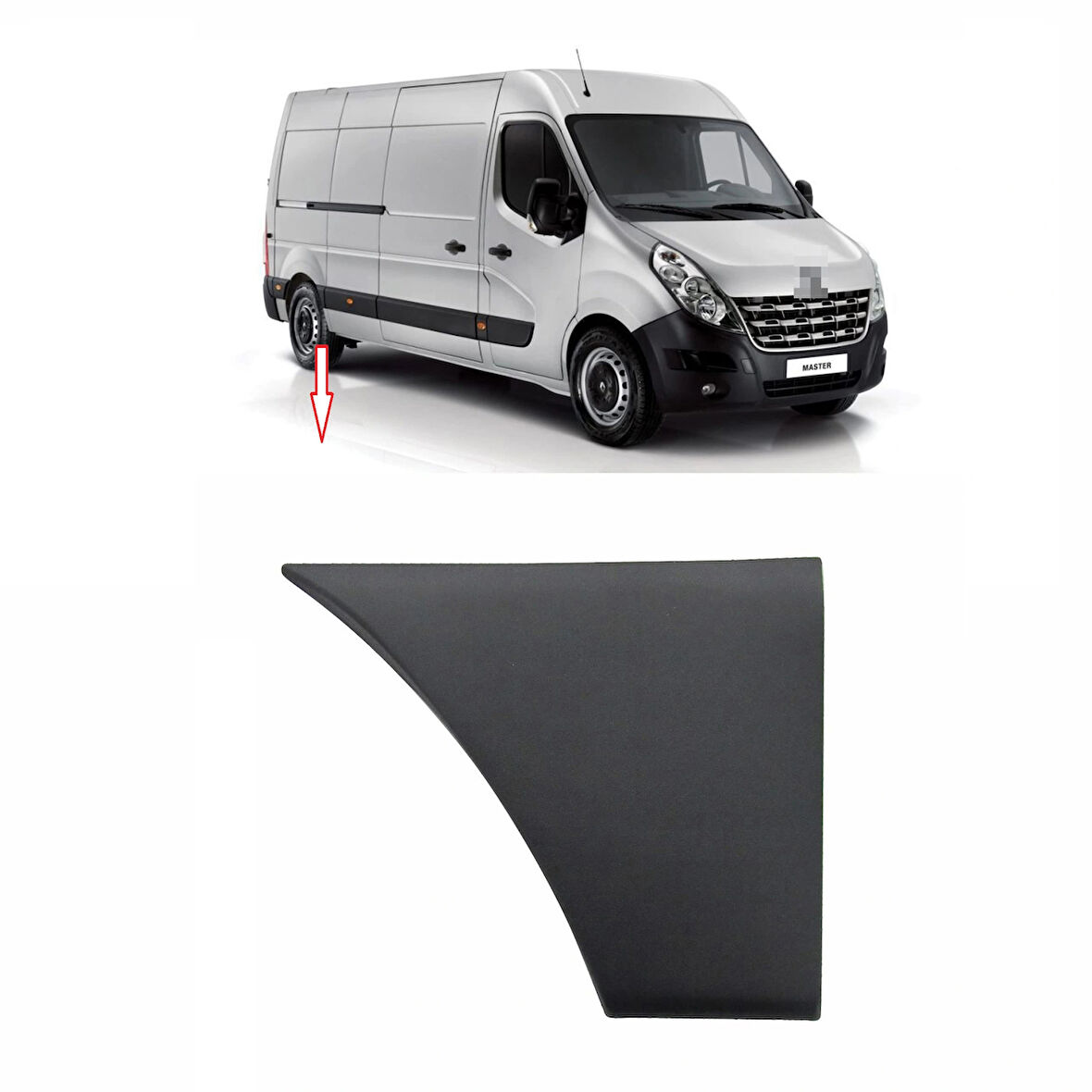 Master Iıı 2009- Arka Teker Ön Bandı Ufak Sağ Oem No (768F30004R)