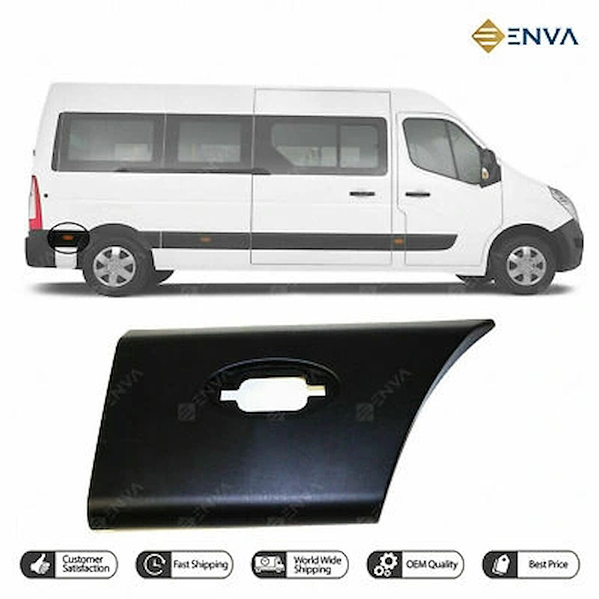 Master Iıı 2009- Arka Çamurluk Bandı Arka Sağ Oem No (768F30007R)