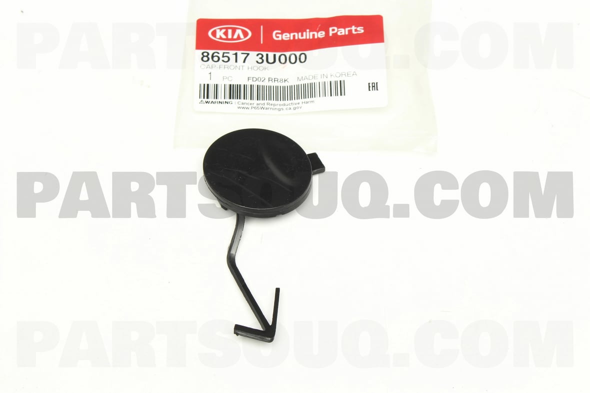 Kia Sportage Ön Çeki Demir Kapağı Astarlı 2011-2015 (Oem No:  865173U000)