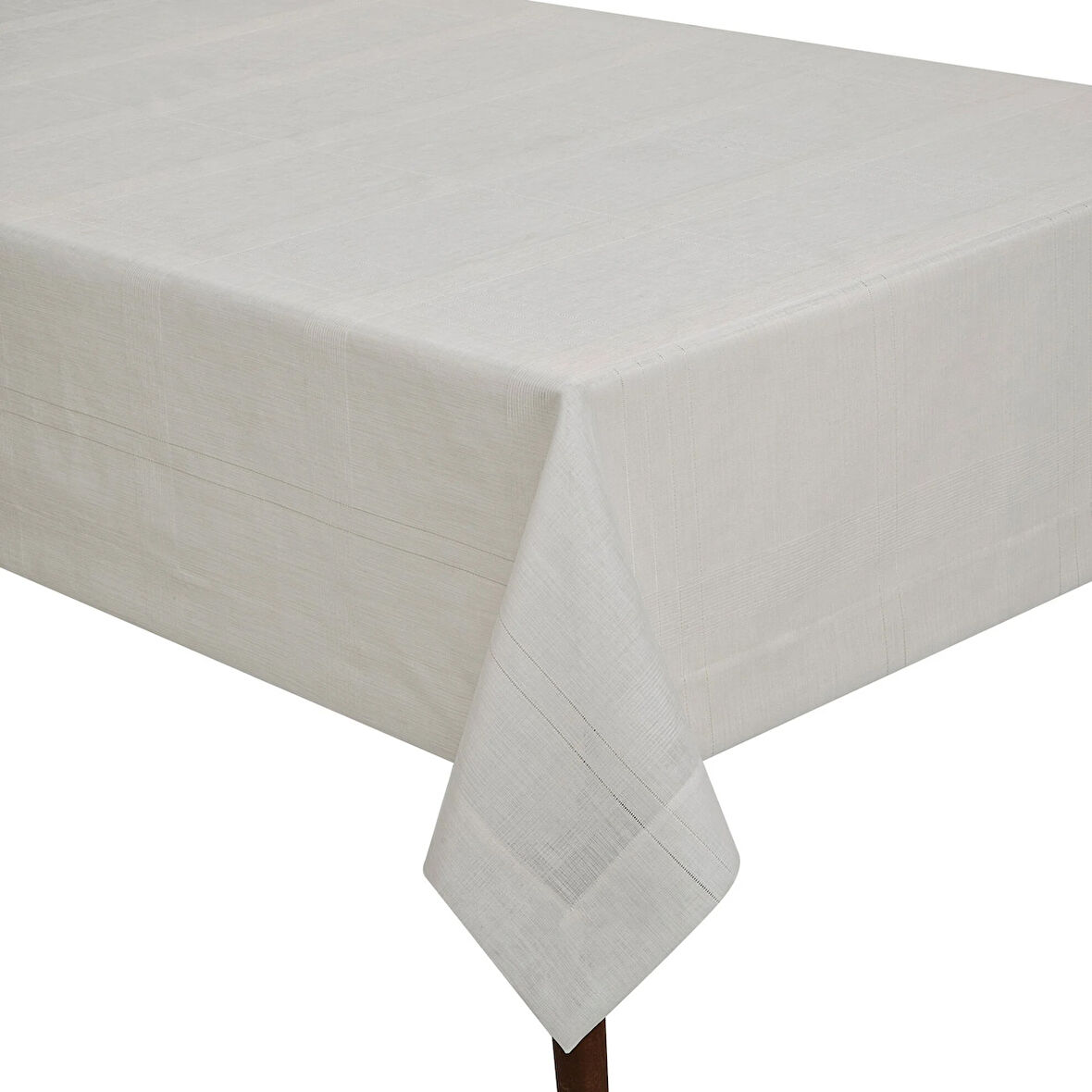 Linens Basic 160x220 cm Masa Örtüsü Krem