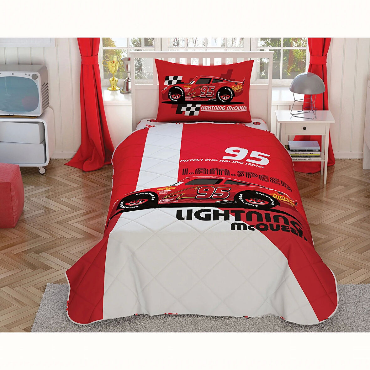 TAÇ DİSNEY CARS SPEED LİSANSLI YORGAN SETİ