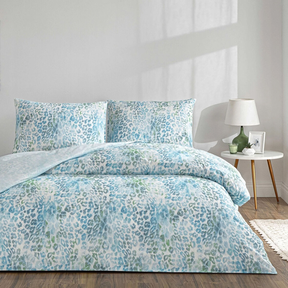 Taç Arwen Ranforce Çift Kişilik Nevresim Takımı Mavi