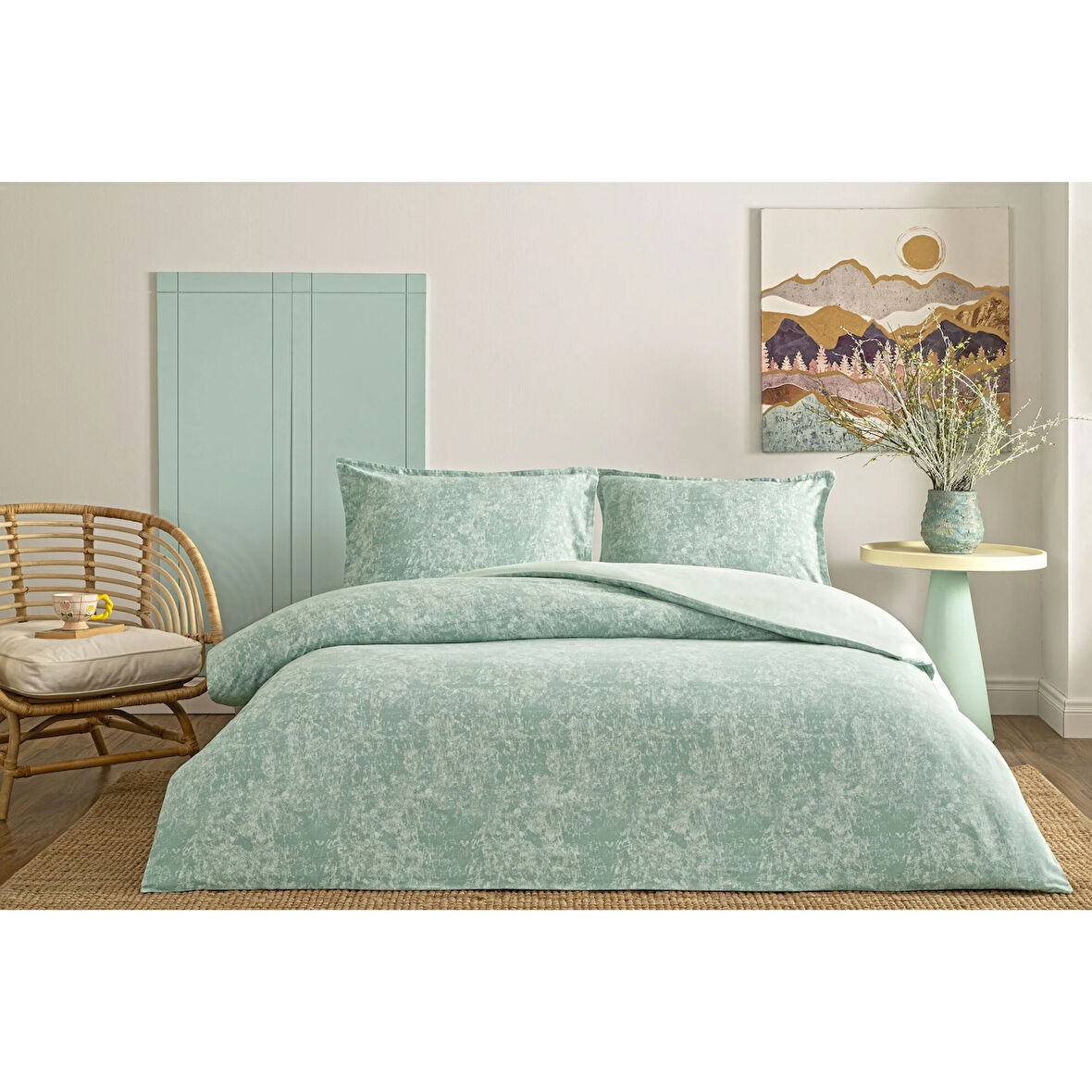 Taç Shimmer Seç&Ser Tek Kişilik Nevresim Takımı Yeşil