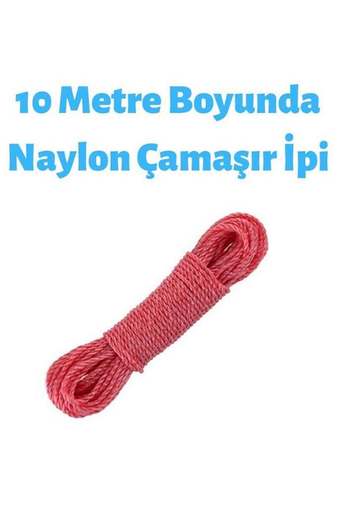 Renkli Naylon Çamaşır İpi 10 Metre 1 Adet Fiyatıdır