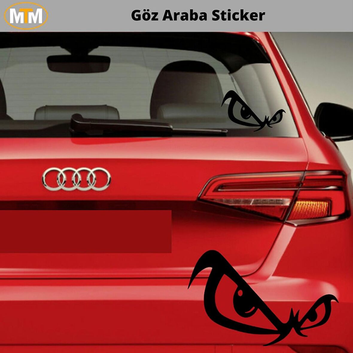 Göz Araba Oto Sticker 15 CM