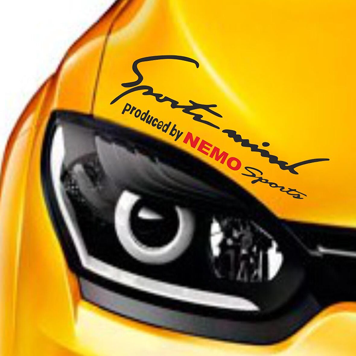 Cıtroen Nemo Sports Mind Far Üstü Oto Sticker