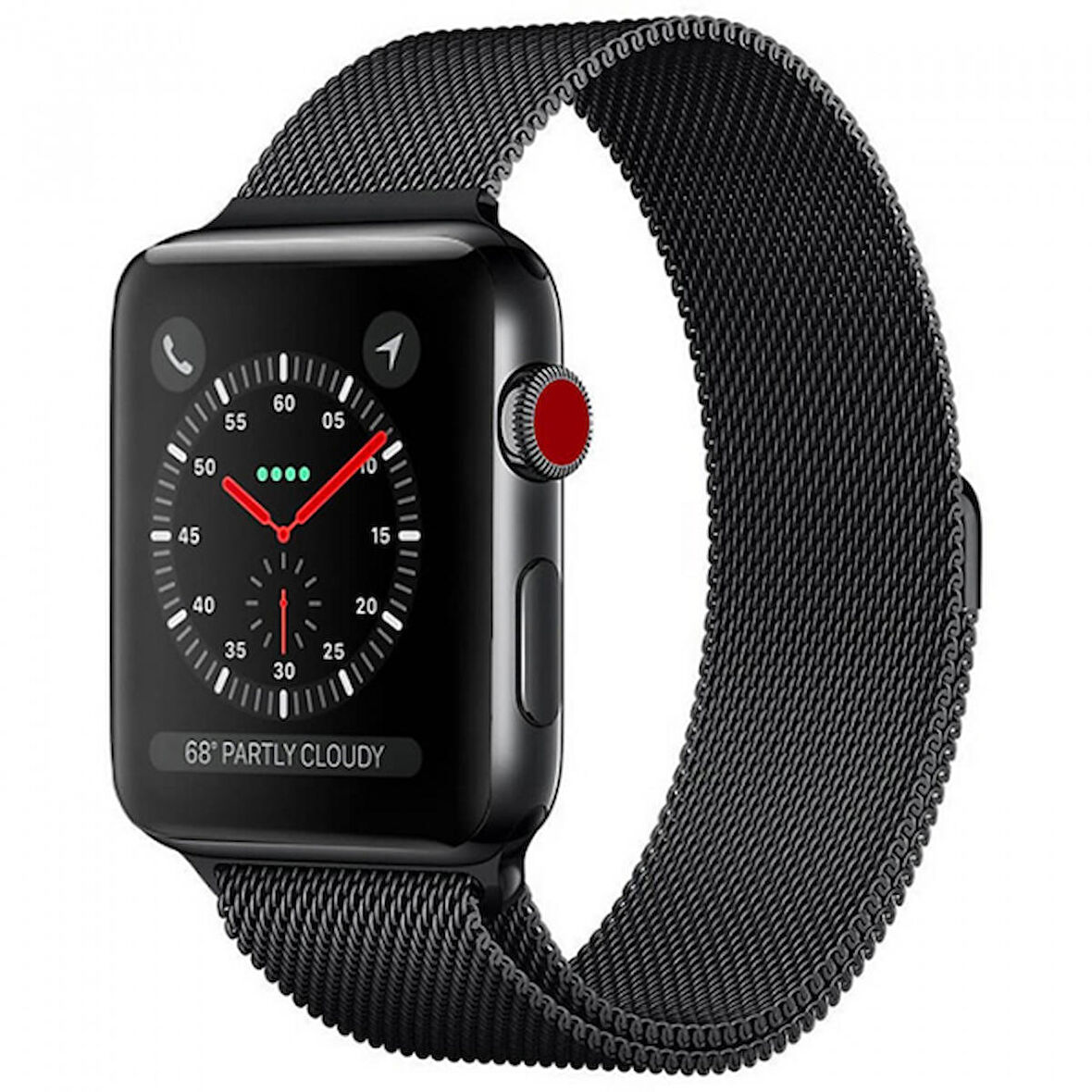 Ally Apple Watch 7-8 45mm 6-5-4 44mm Kayış Kordon Metal Milano Loop 3-2-1 42mm