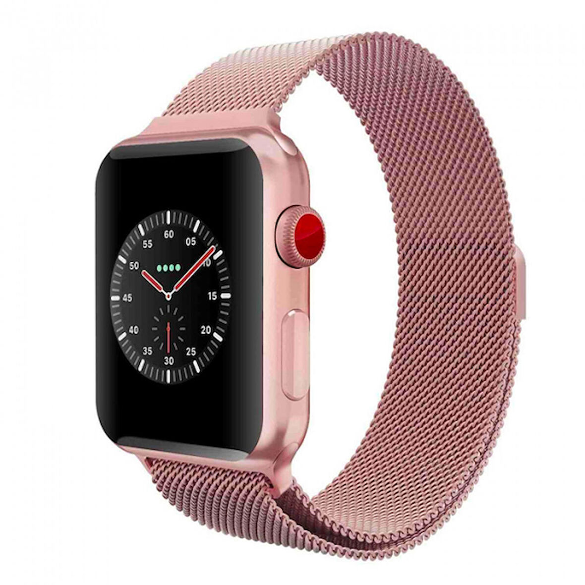 Ally Apple Watch 7-8 45mm 6-5-4 44mm Kayış Kordon Metal Milano Loop 3-2-1 42mm