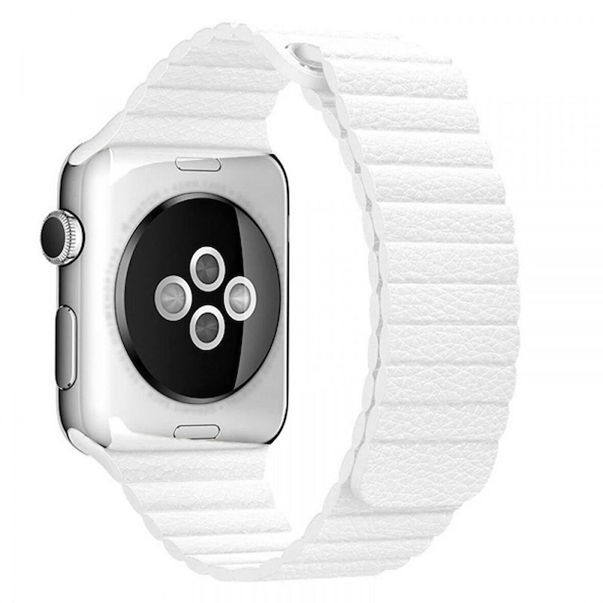 Ally Apple Watch 7-8 45mm 6-5-4 44mm Deri Loop Kayış Kordon 3-2-1 42mm