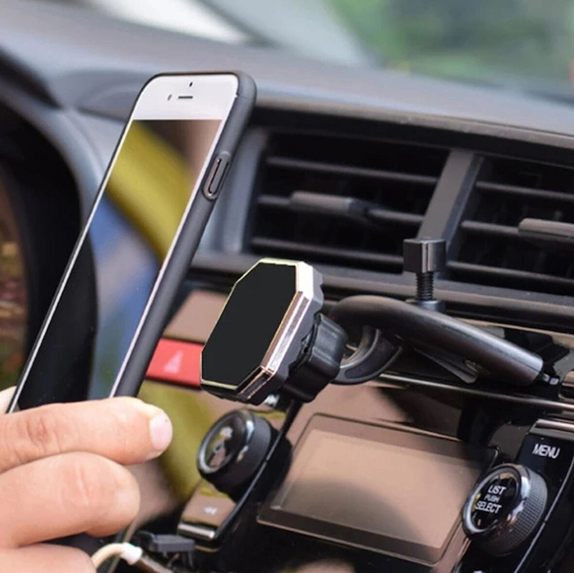 Mıkantıslı 360 Doner Araç CD Yuvası Telefon Tutucu