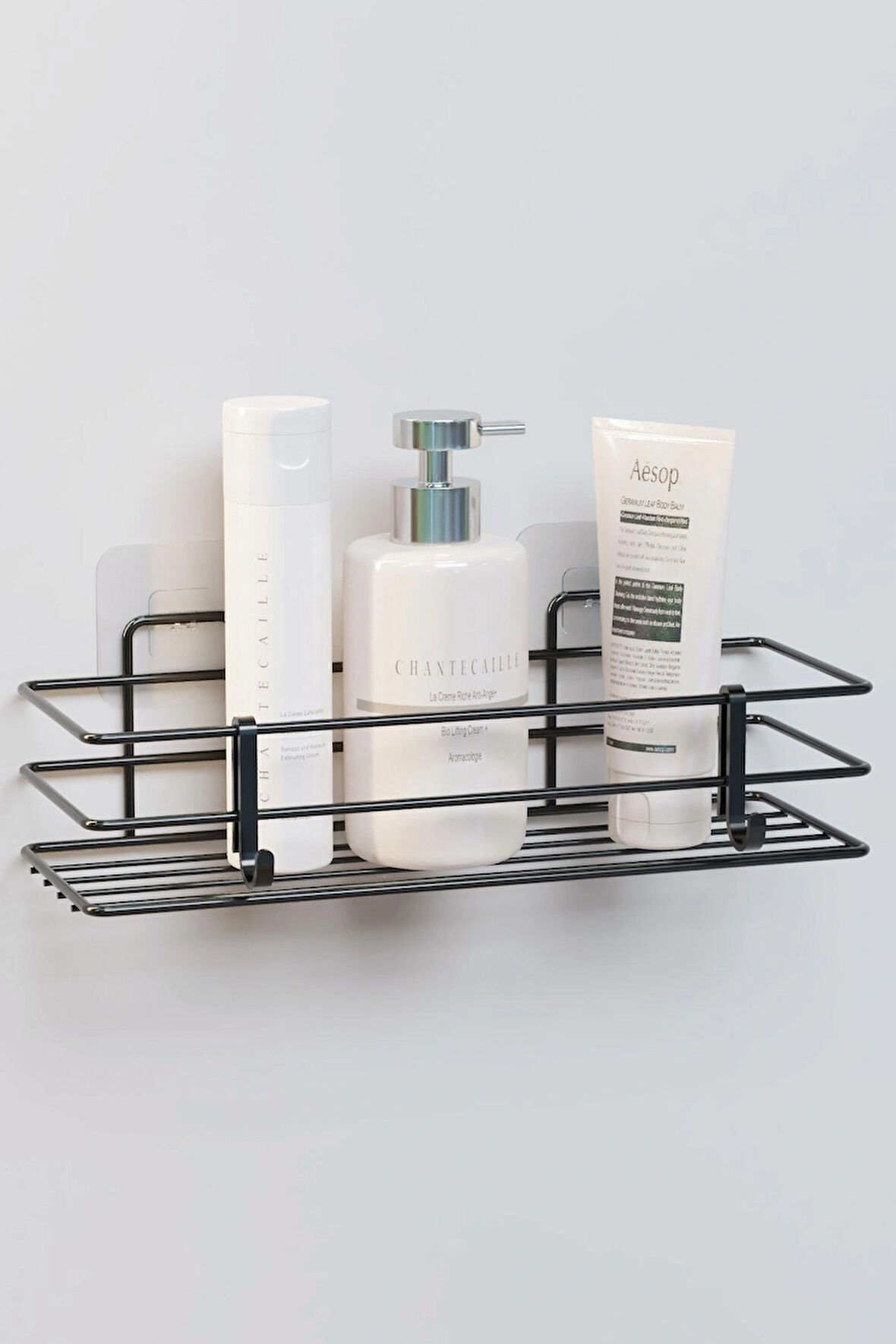 Yapışkanlı Banyo Rafı Duş Şampuanlık Duvar Düzenleyici Organizer 1 Adet