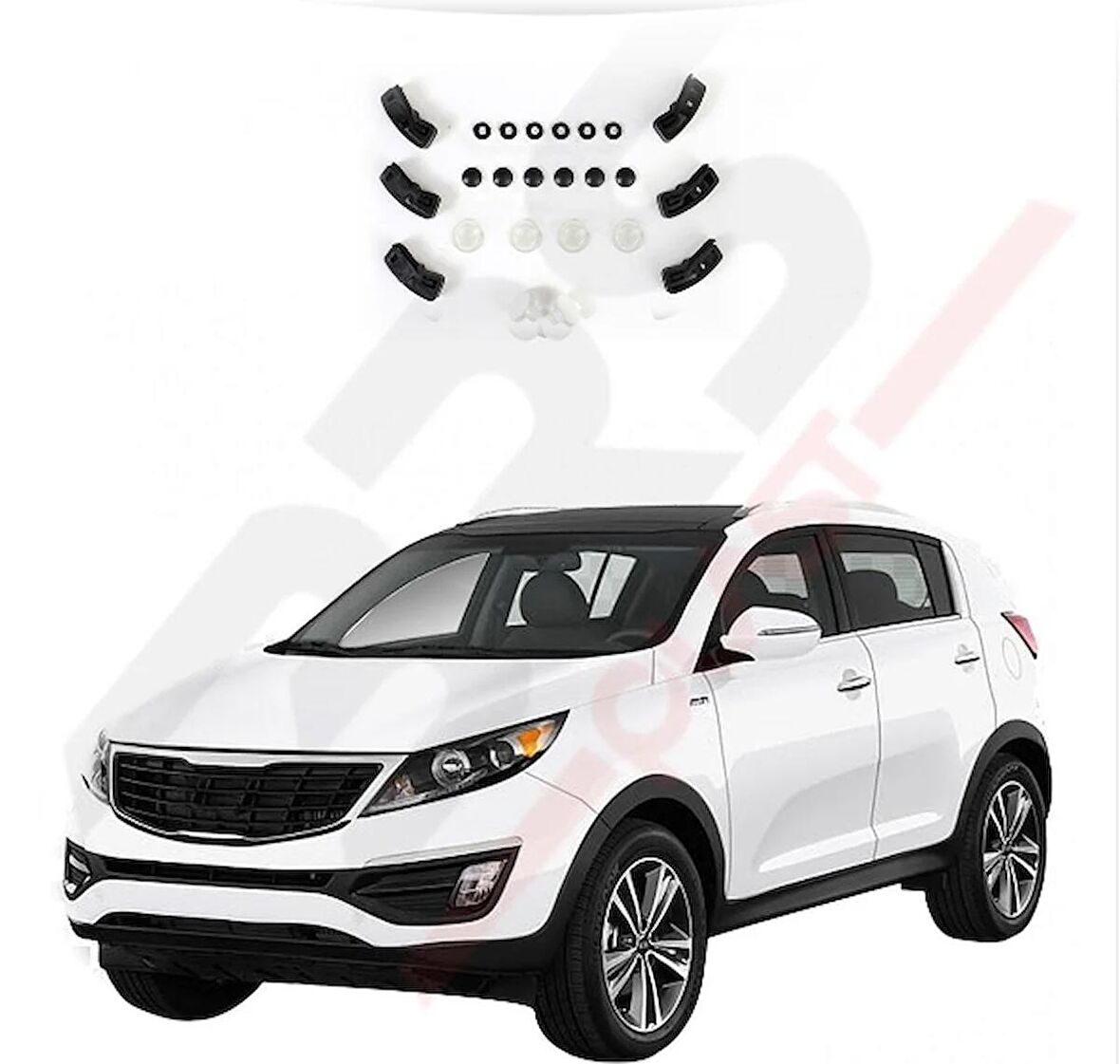Kia Sportage 2011-2015 Abs Kaput Rüzgarlığı 
