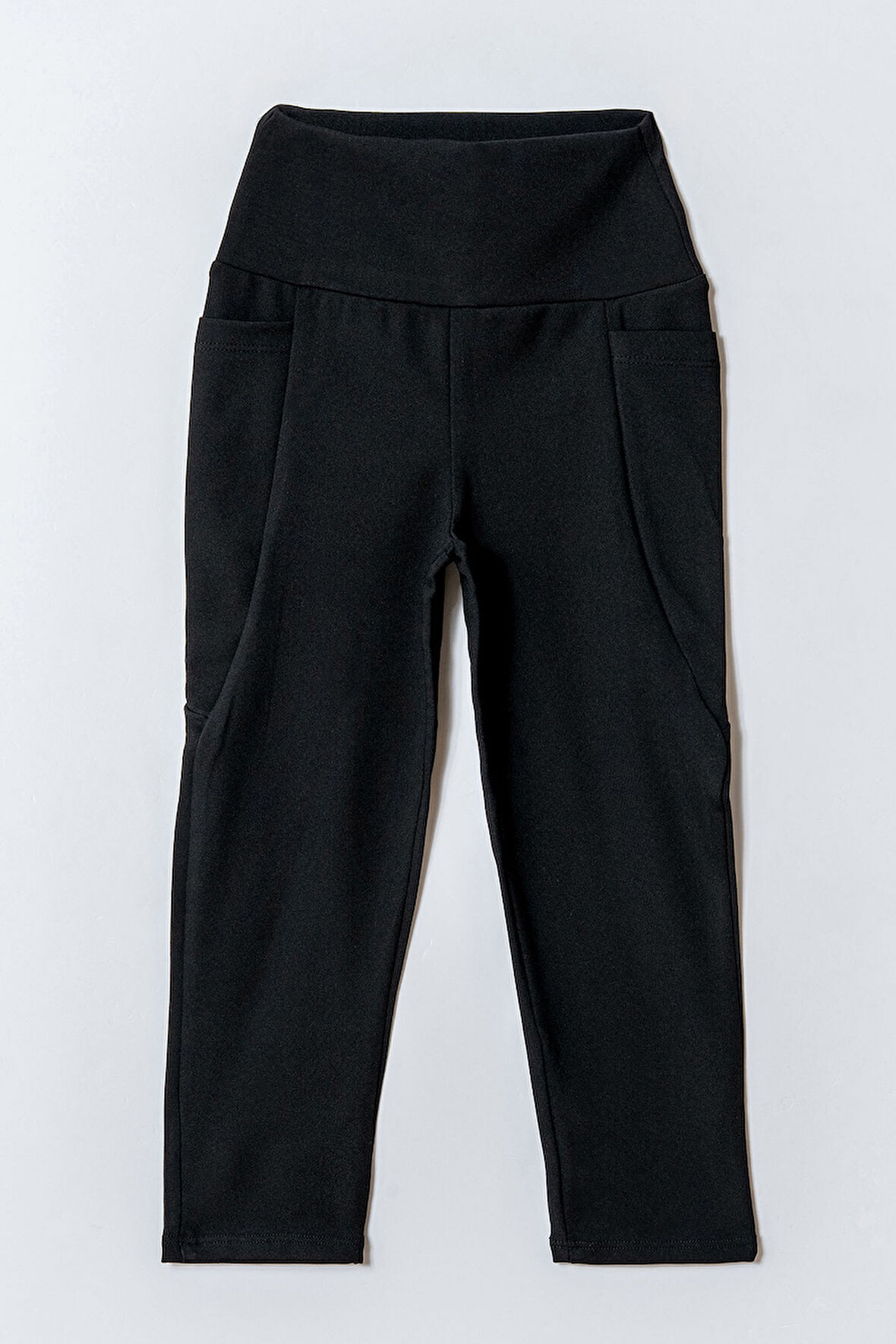 Cep Deteylı Kız Çocuk Sporcu Tayt