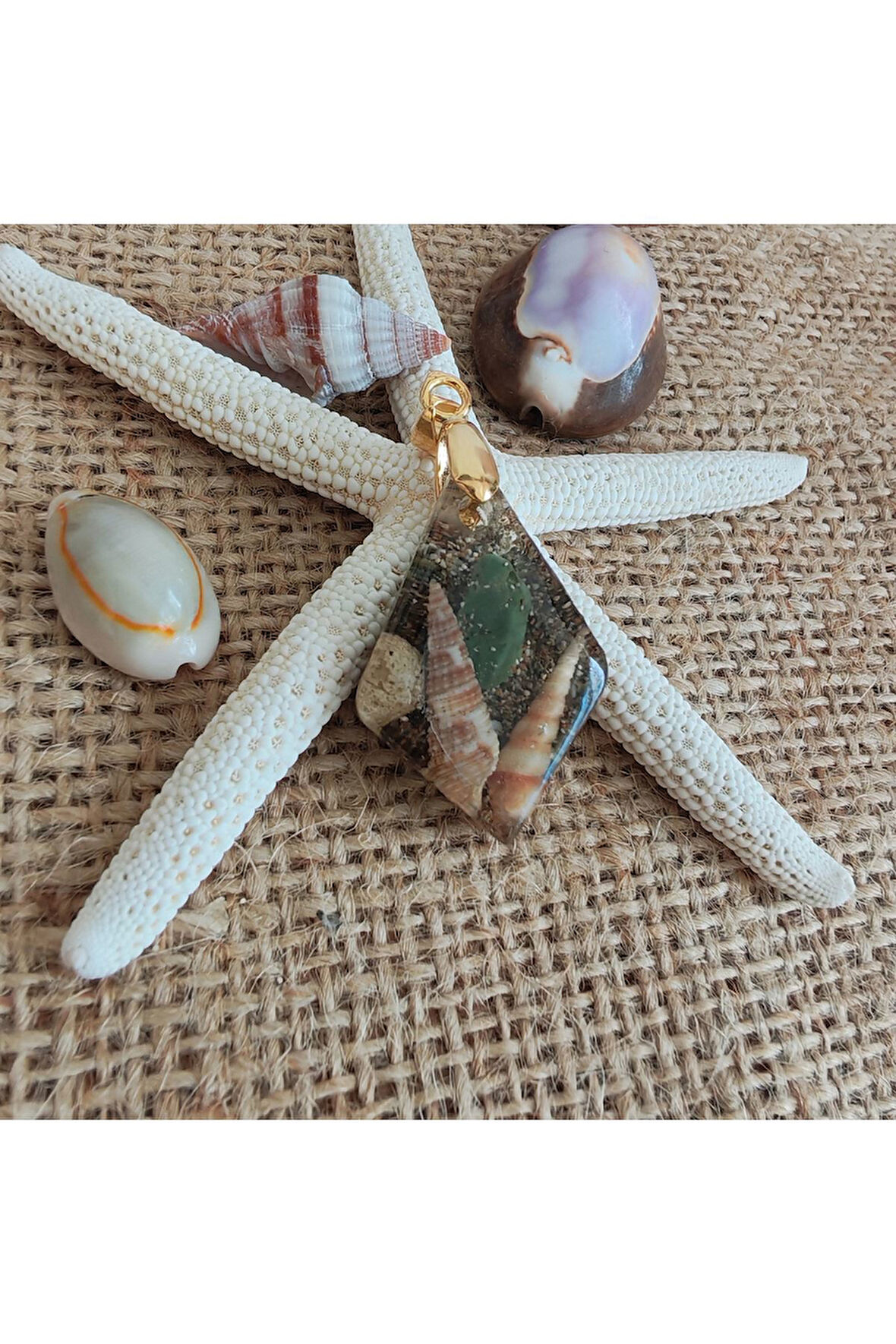 Epoksi Kolye Ucu - 12504