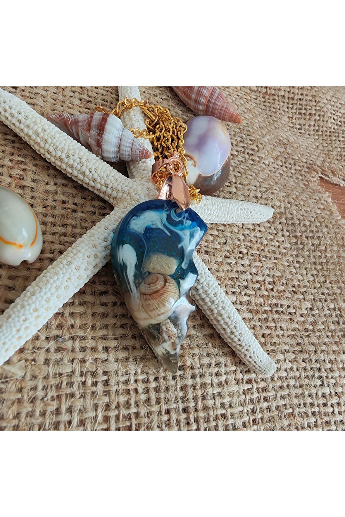 Epoksi Kolye Ucu 12527