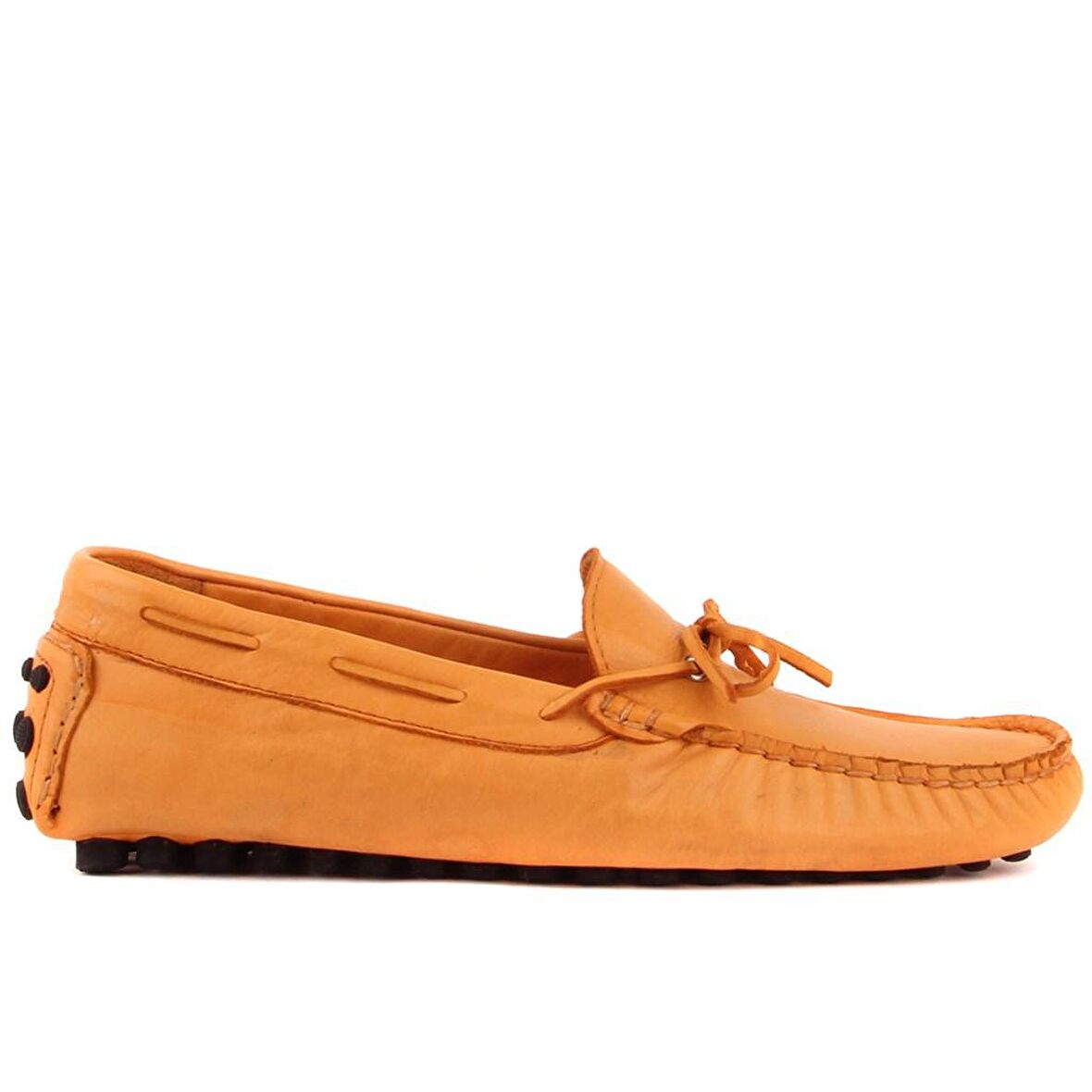 Sail Lakers - Turuncu Deri Erkek Loafer