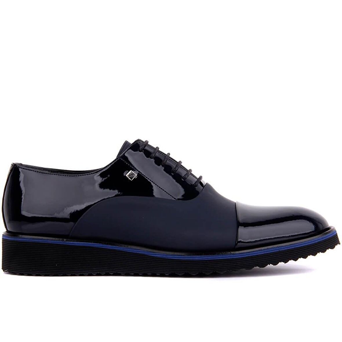 Fosco - Lacivert Rugan Erkek Günlük Ayakkabı