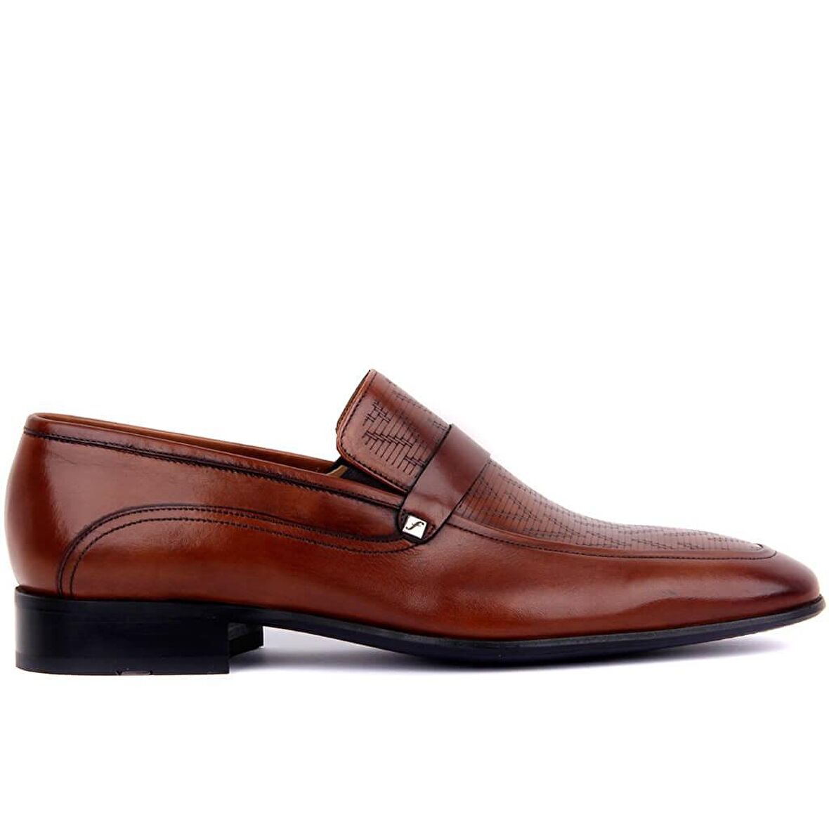 Fosco - Taba Deri Erkek Klasik Ayakkabı