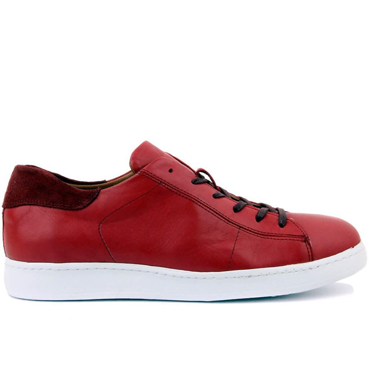 Sail Lakers - Bordo Deri Erkek Sneaker