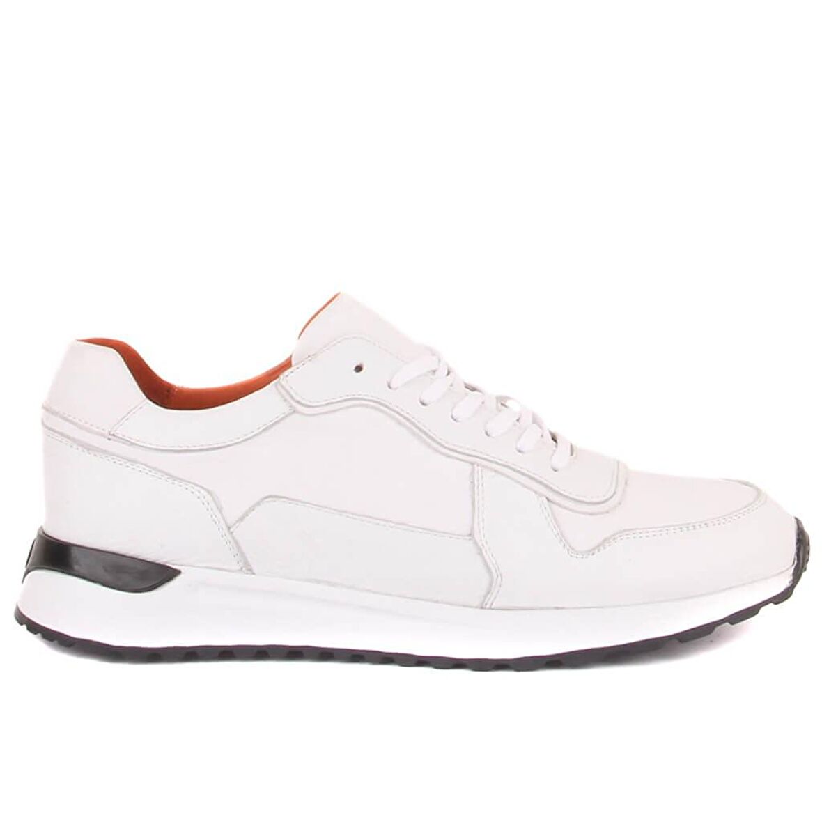 Sail Lakers - Beyaz Deri, Bağcıklı Erkek Ayakkabı