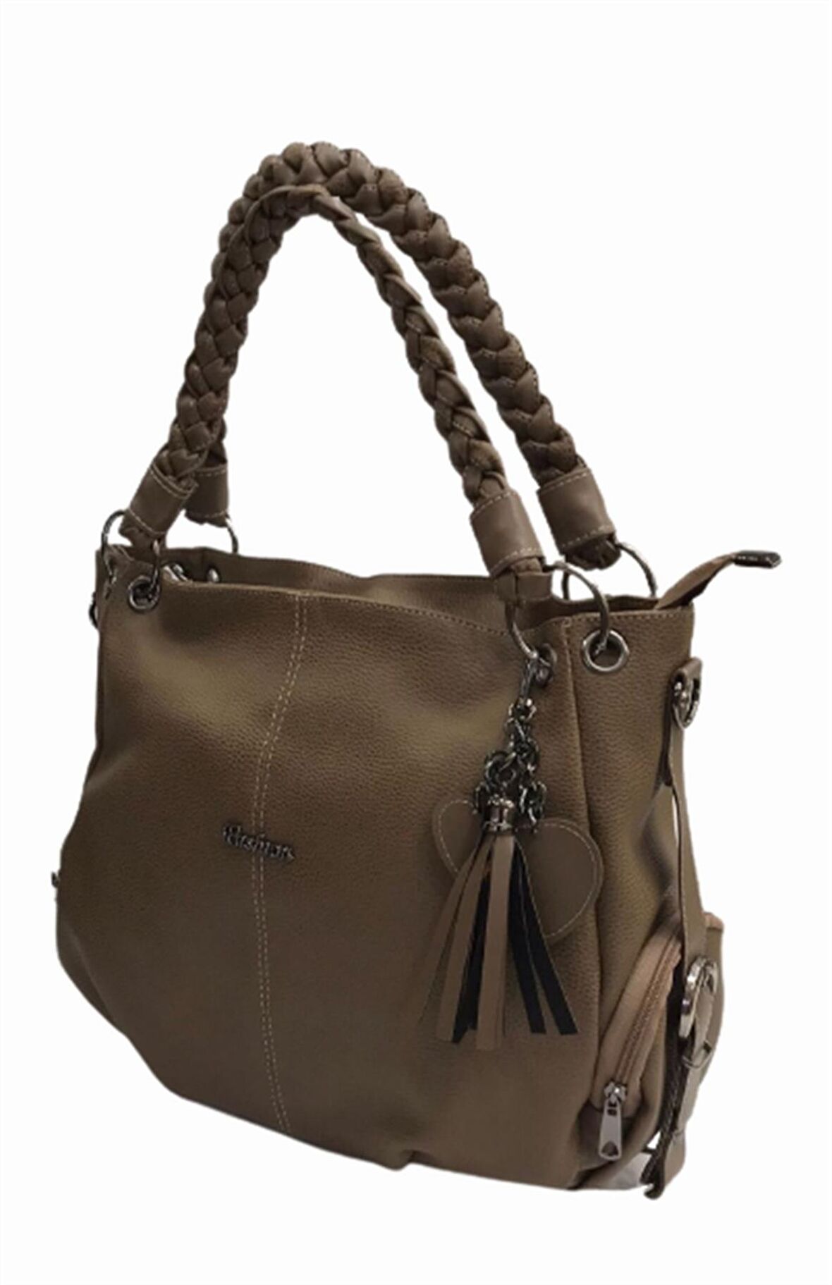 4015 Sistem Çanta Günlük Kol Çantası-Vizon