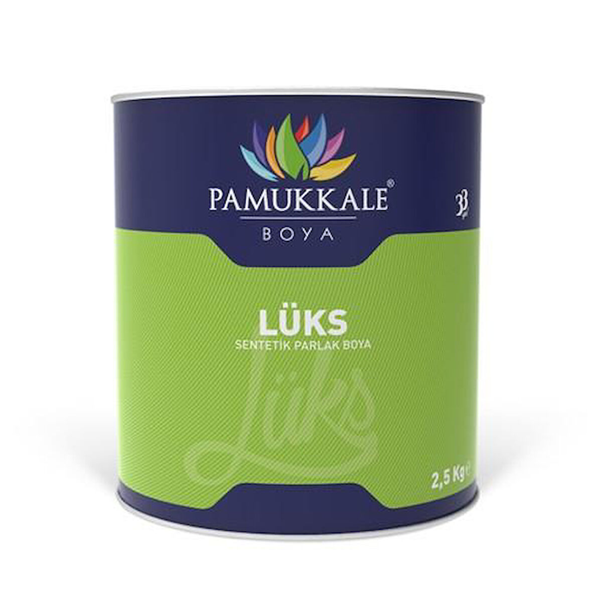 Pamukkale Lüks Parlak Sentetik Yağlı Boya 2.5 Lt Parlement Mavi